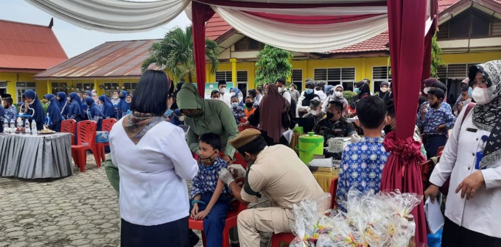 Baru 13 Ribu Anak Divaksin  Dinkes Merangin Terus Percepat Capaian