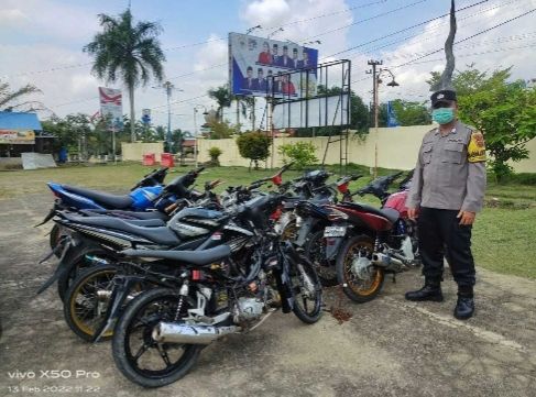 Balap Liar di Tebo Meresahkan, Polisi Amankan Belasan Motor