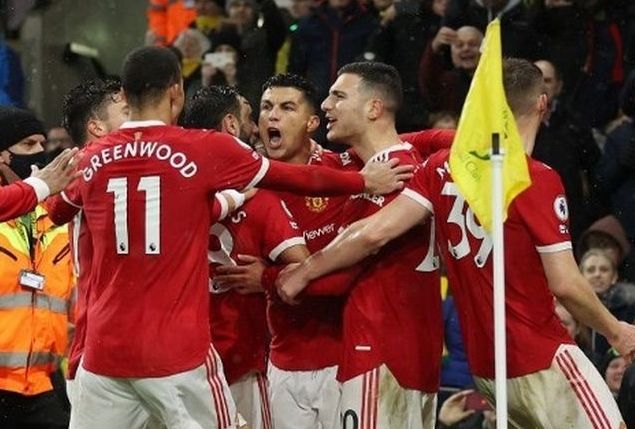 Kalahkan Brighton,  Ronaldo Akhiri Puasa Gol, Setan Merah Menang 2-0