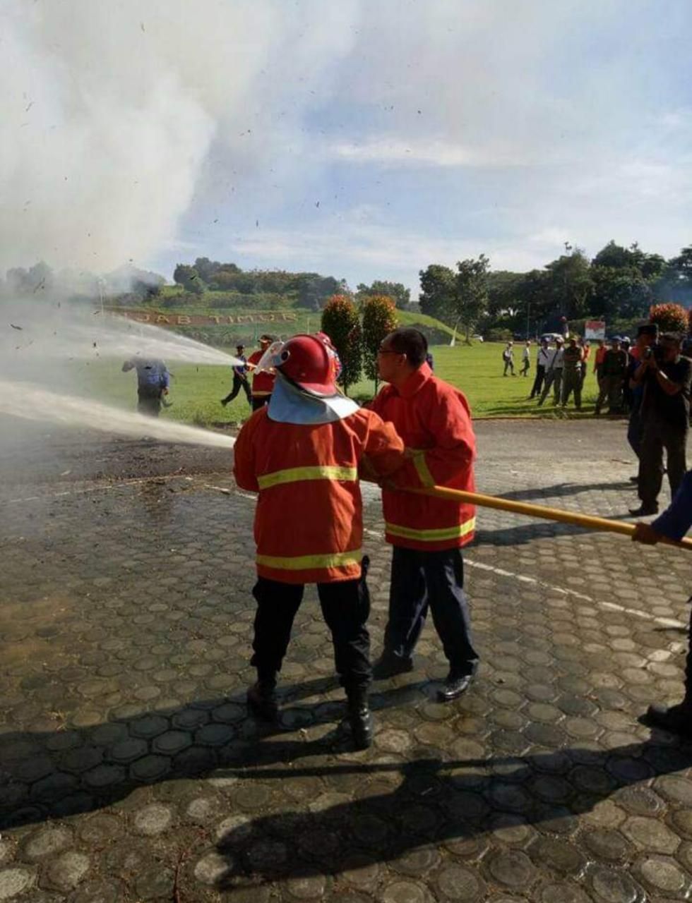 Dinas Damkar Tanjab Timur Imbau Setiap Desa Ada Petugas Pemadam