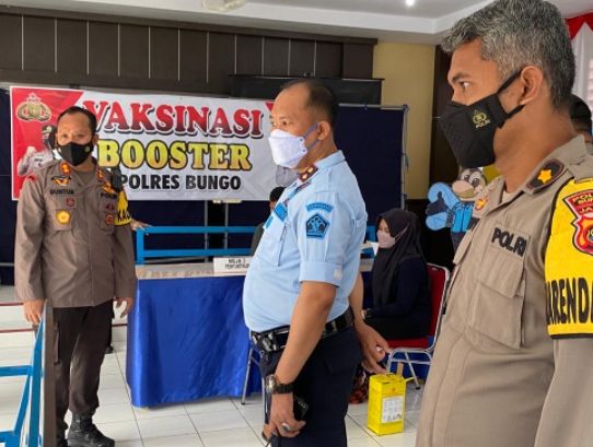 Lapas Klas II B Muarabungo Gelar Vaksinasi Booster untuk Warga Binaan