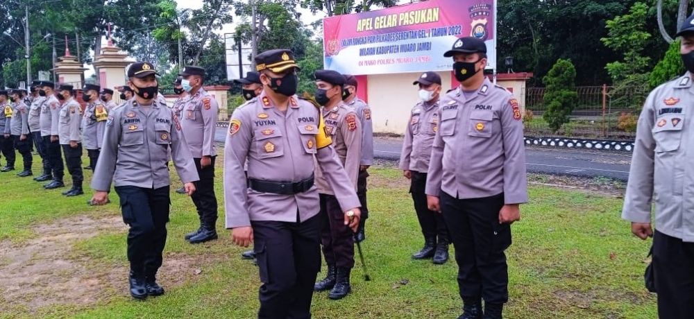 613 Personel Polres Muarojambi Amankan Pilkades Serentak 