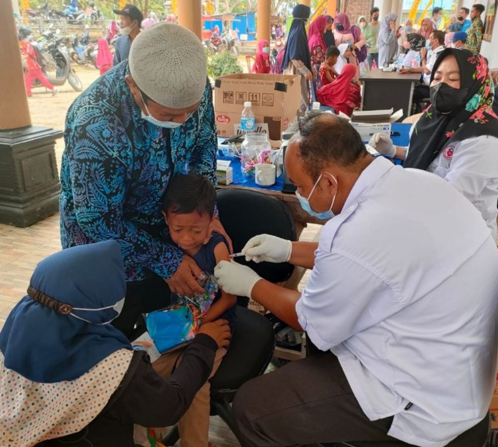  Serangan Vaksin Anak Dilakukan di Kecamatan Sadu