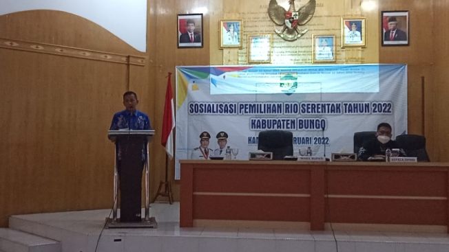 Dinas PMD Gelar Sosialisasi Pemilihan Pilrio Serentak Tahun 2022