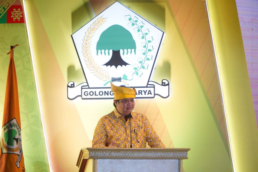 Airlangga: Golkar Bertekad Kuningkan Pulau Sumatera di Pemilu 2024