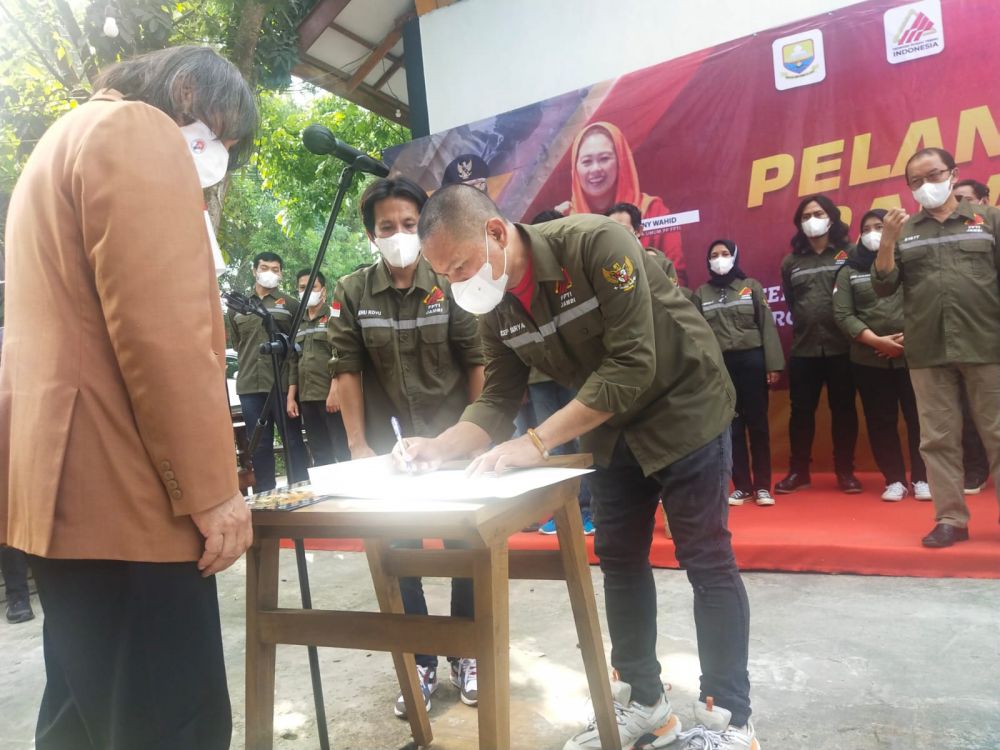 Dilantik Jadi Ketum Pengprov FPTI Jambi, Cecep Sebut Pembinaan Olahraga Masih Rendah