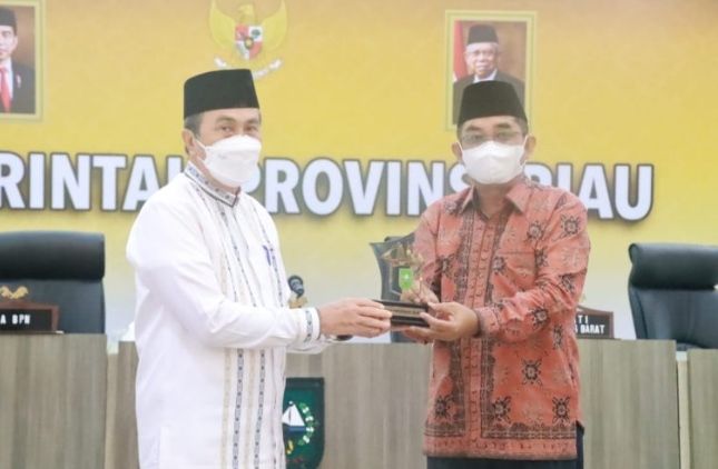 Pemkab Tanjab Barat Audiensi Dengan Pemprov Riau Terkait Konektivitas Pembangunan