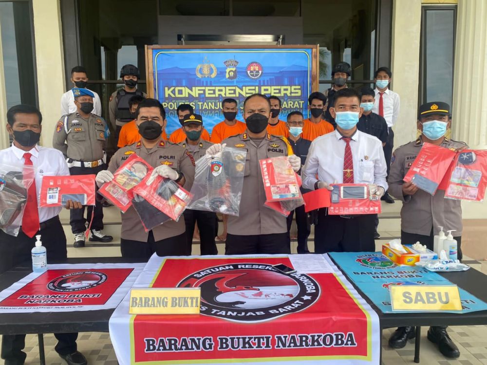 Operasi Antik Siginjai, 5 Pengedar Narkoba Ditangkap