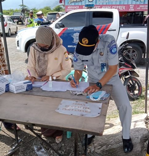 Meningkatkan Pendapatan Sektor SWDKLLJ, Jasa Raharja Ikut Razia Nomor Kendaraan Luar Provinsi Jambi