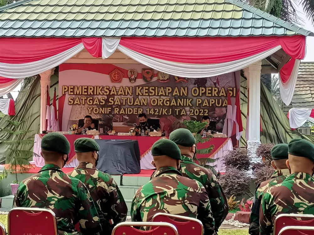 Sebelum Tugas di Papua, 400 Prajurit Korem 042/Gapu Dibekali Cara Pengendalian Pos