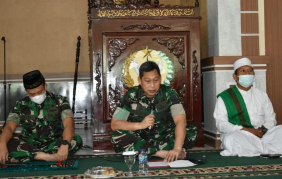 Korem 042/Gapu Selenggarakan Peringatan Isra Mi'raj Nabi Muhammad SAW 1443 H/2022 M