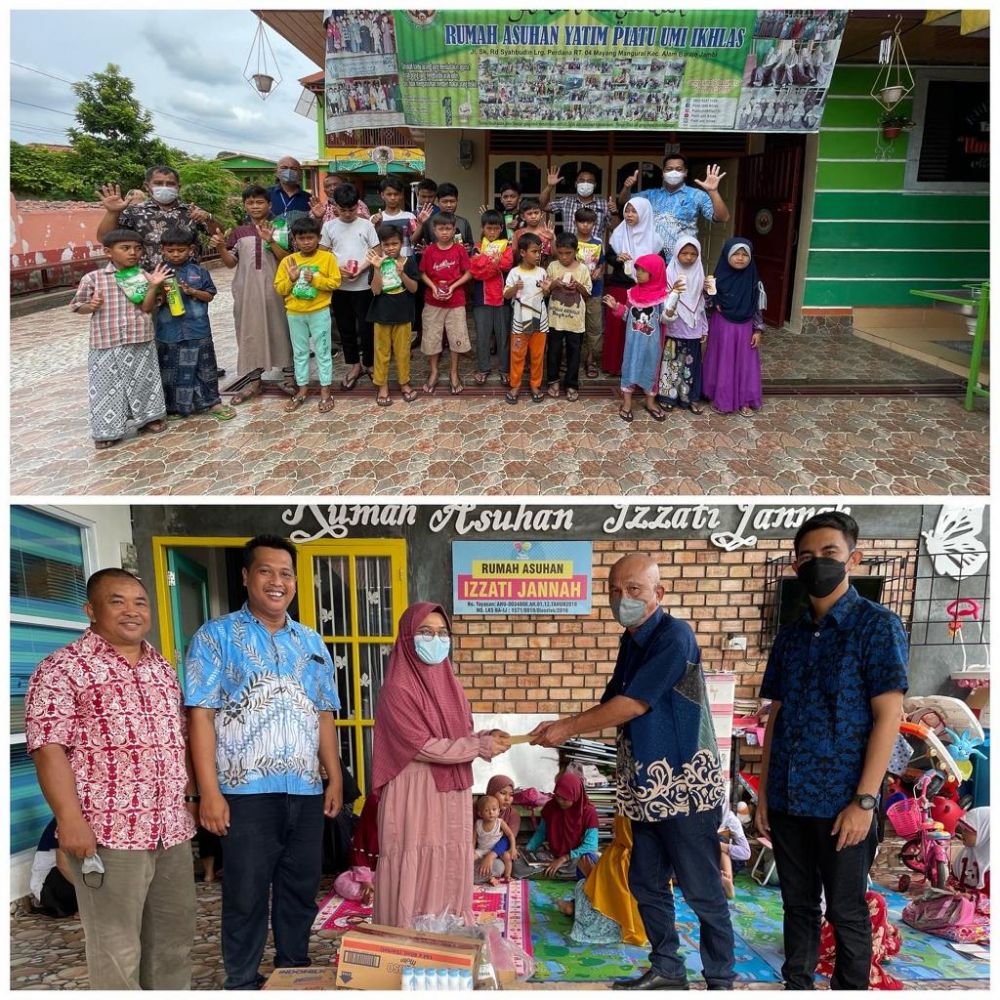 HUT ke-26, PTPN Beri Bantuan ke 4 Panti Asuhan di Kota Jambi