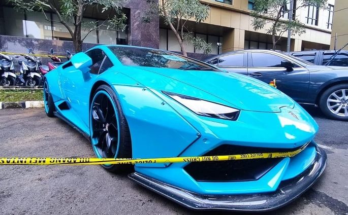Aset Doni Salmanan Terus Disita, Supercar Merk Lamborghini Kini Nangkring di Bareskrim Polri 