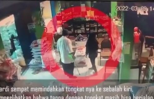 Rekaman CCTV dr Sunardi Bisa Berdiri Tanpa Tongkat Viral, Netizen Langsung Bereaksi