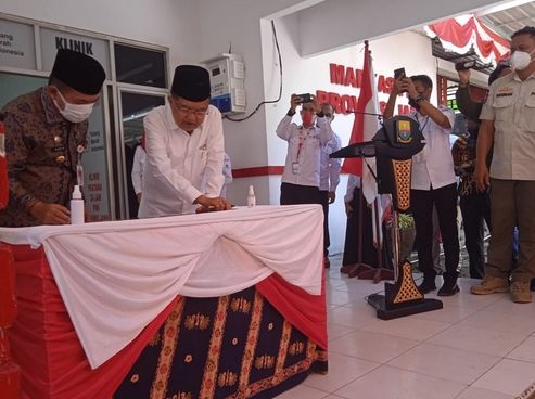 Mantan Wapres Jusuf Kalla Tiba di Jambi, Resmikan Klinik 24 Jam PMI Provinsi Jambi