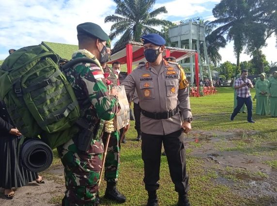 Kapolda Jambi Minta Waspadai Empat Serangan di Papua, 400 Prajurit Batalyon 142/KJ Dilepas ke Papua