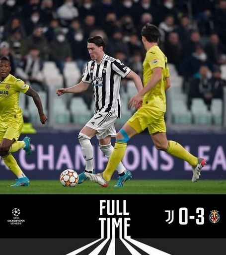 Hasil Liga Champions: Villarreal Hancurkan Juventus 0-3, Wakil Italia tak Tersisa di Perempat Final