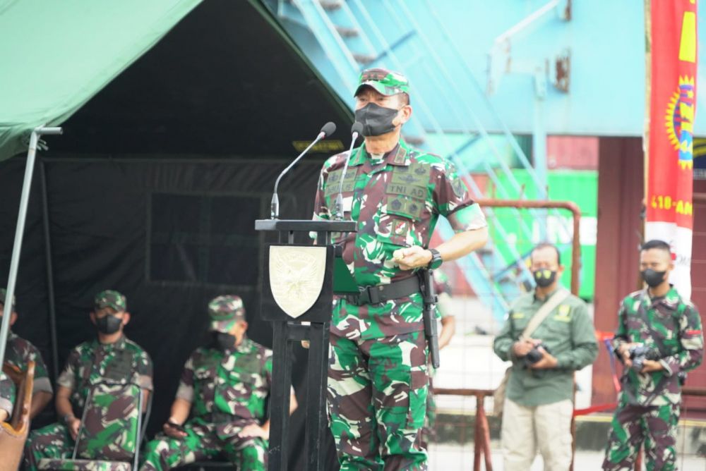 Pangdam II/Sriwijaya Berangkatkan Satgas Satuan Organik Yonif Raider 142/KJ ke Wilayah Papua