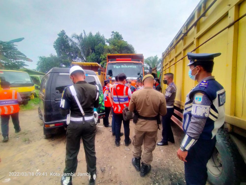 Ada Truk yang Over Dimensi, BPTD Wilayah V Jambi Langsung Beri Surat Perjanjian