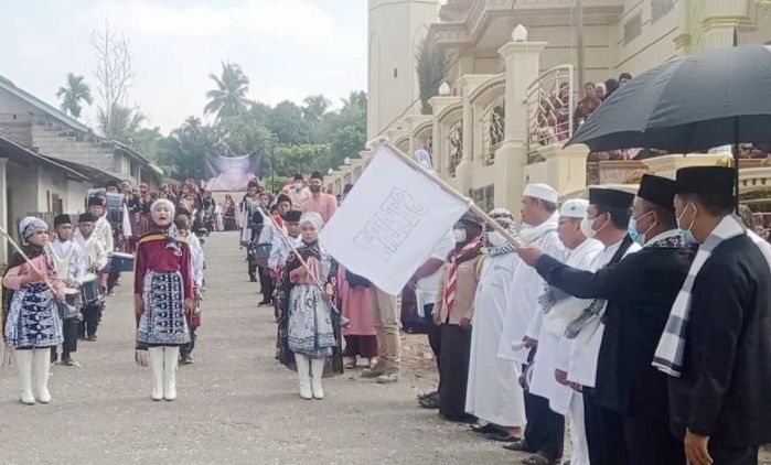 Bupati Merangin Lepas Pawai Ta’ruf Khatam Al Quran Massal