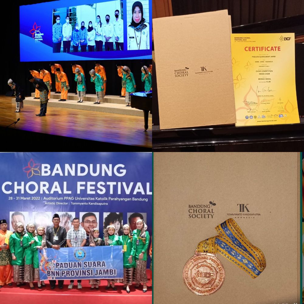 BNNP Jambi Raih Bronze Medal Di Bandung Choral Festival 2022