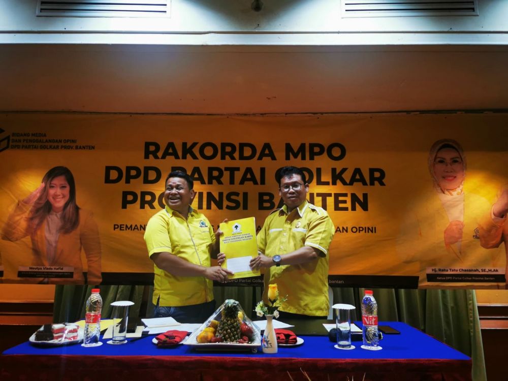 Rakorda MPO, Golkar Banten Kuatkan Sosialisasi Airlangga Capres 2024