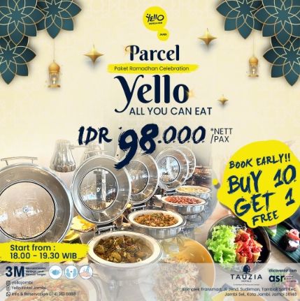 Buka Puasa Sepuasnya Hanya 98.000 di Yello Hotel Jambi