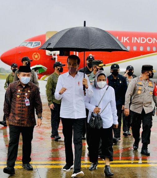 Ke Jambi, Presiden Joko Widodo Didampingi Gubernur Al Haris