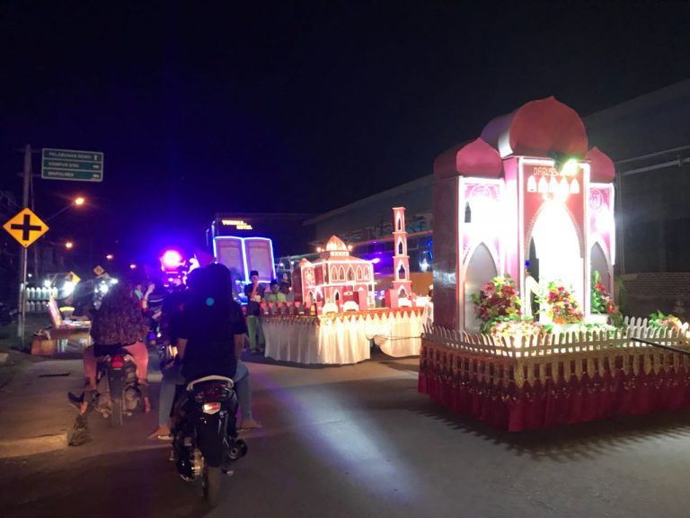 Ini Rute Terbaru Festival Arakan Sahur Ramadhan di Kualatungkal