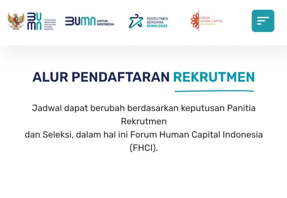 Update Rekrutmen BUMN 2022: Per 15 April, Sudah 250 Ribu Pendaftar
