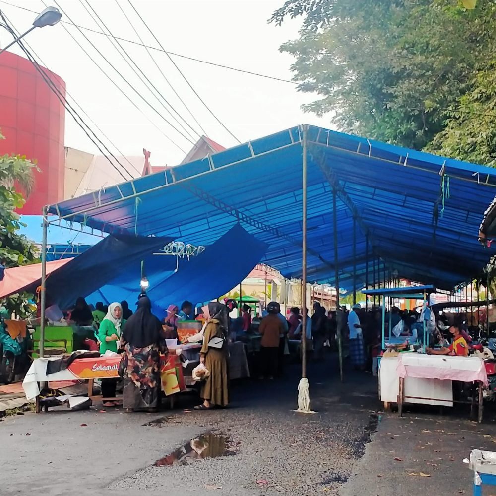 Pasar Bedug Lapangan Semagor Bungo Ramai Pembeli