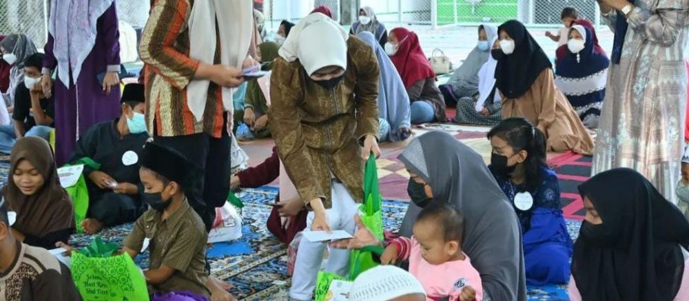 Hanya 4 Anak Yatim di Kelurahan Pasir Panjang yang Dapat Bantuan