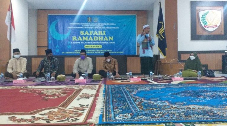 Kakanwil Jambi Safari Ramadan ke LPKA Kelas 2 Muarabulian
