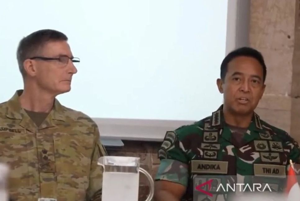 Jendral Andika Bawak Banyak Perwira ke Australia, Ini Pesannya ke Panglima TNI Australia