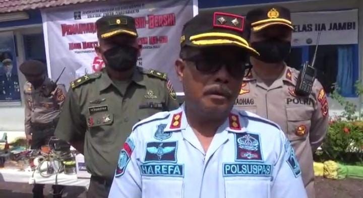 Puluhan Barang Terlarang Ditemukan di Lapas Kelas IIA Jambi, Kalapas: Petugas Jangan Jadi Penghianat