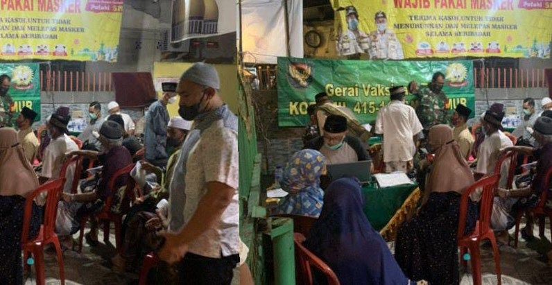 Ramadan, 79 Warga dan Jamaah Masjid di Tanjung Sari Ikuti Vaksin 