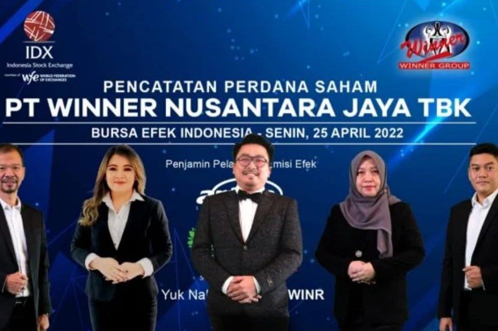 PT Winner Nusantara Jaya Melantai di Bursa,Lepas Rp 1,5 Miliar Saham