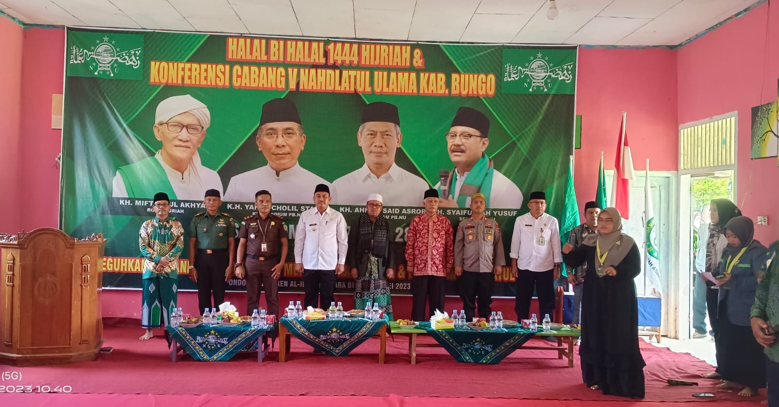 Bupati Bungo Membuka Secara Resmi Konfercab ke-V PCNU Bungo