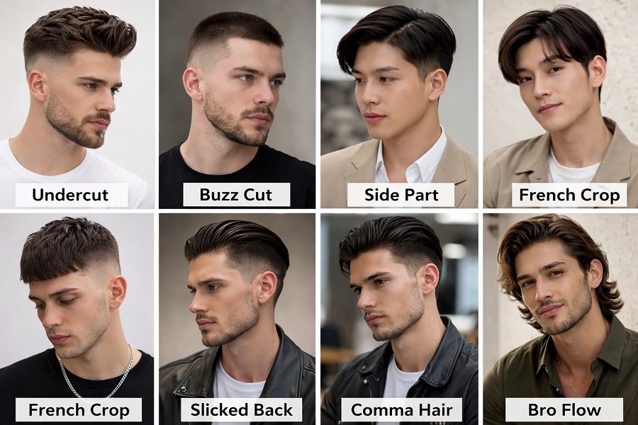 Biar Nggak Salah Potong! Ini Gaya Rambut Pria Sesuai Bentuk Wajah