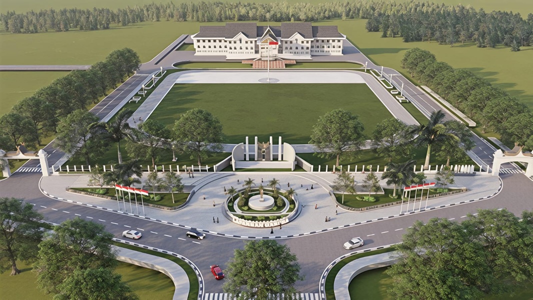 Nah! Ini Penampakan Lapangan Kantor Gubernur Jambi yang Bakal Disulap Jadi Lapangan Garuda