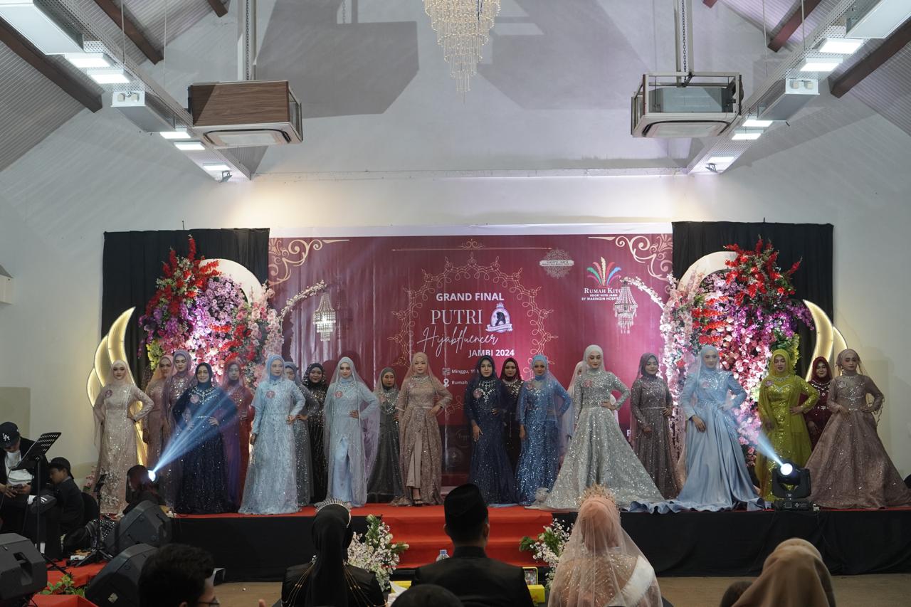 Malam Puncak Grand Final Putri Hijabfluencer Provinsi Jambi, Sukses Digelar di Rumah Kito by WH