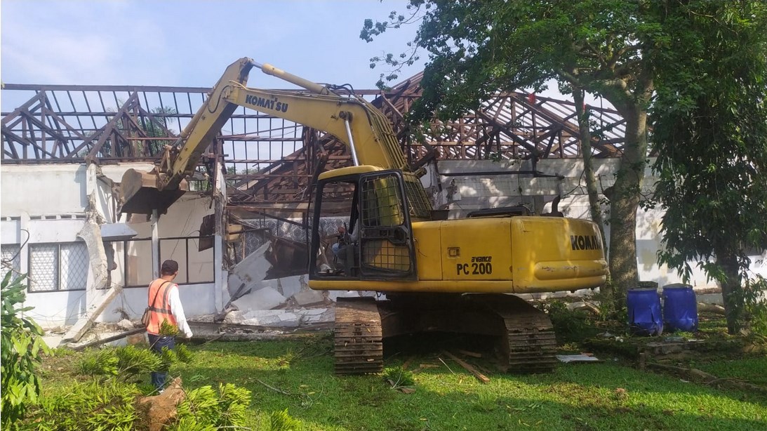 Waduh, Kantor Walikota Jambi Dirobohkan, Ini Kata Pekerja