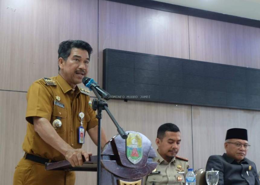 Pj Bupati Muaro Jambi Hadiri Rakor Penanganan Bencana Hidrometeorologi 2025