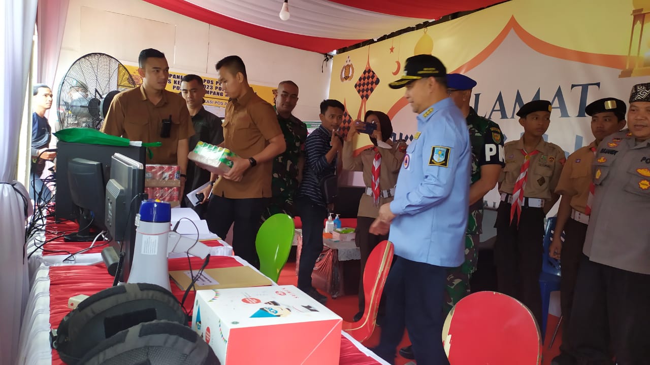 Tinjau Sejumlah Pos PAM dan Pelayanan Mudik, Wali Kota Jambi Syarif Fasha Titip Sejumlah Pesan