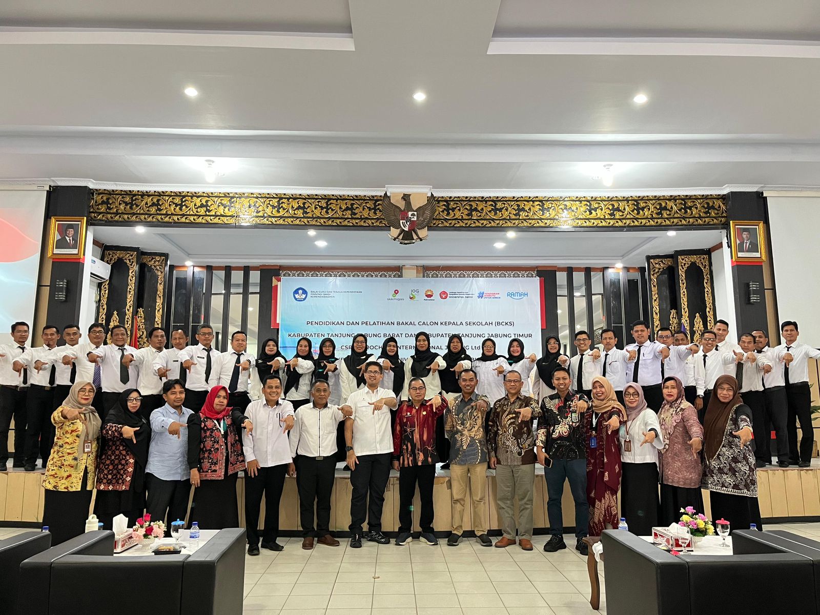 Diklat BCKS SKK PetroChina Resmi di Tutup; Kadisdik TanjabTim, Bapak Ibu Akan diLantik Menjadi Pemimpin Sekola