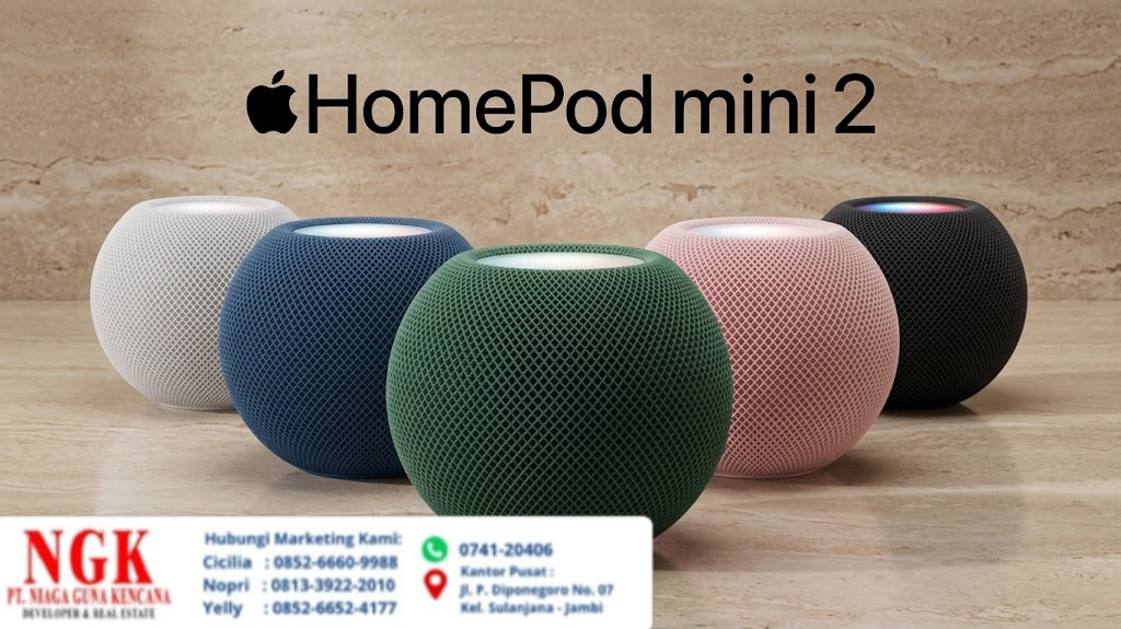 Apple Resmi Rilis HomePod Mini 2 Yang Dibekali AI Siri