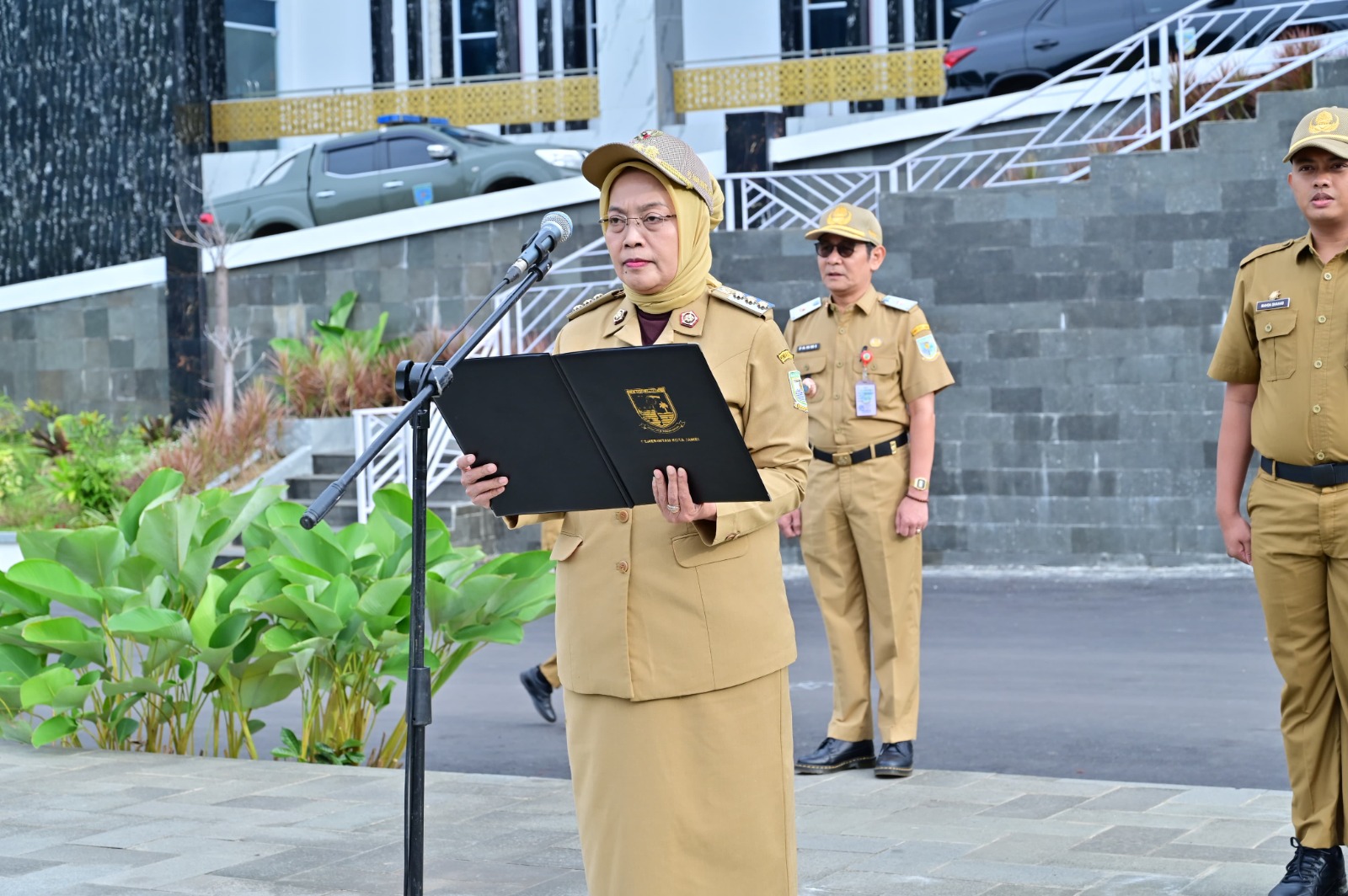 Pimpin Apel Peningkatan Disiplin Aparatur, Ini Amanat Pj Wali Kota Jambi