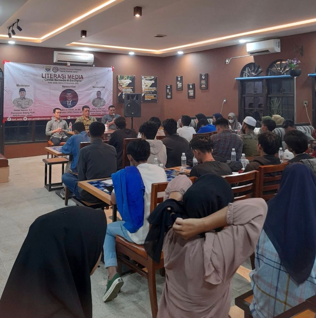 Anggota DPRD Provinsi Jambi, Kemas Alfarabi Jadi Narasumber Literasi Media