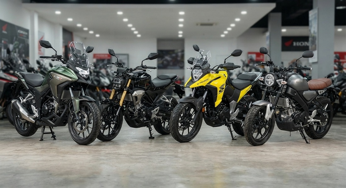 Pilihan Motor Sport 150–250 cc di 2026: Komparasi Honda CB150X, CB150R, V-Strom 250, dan Yamaha XSR 155