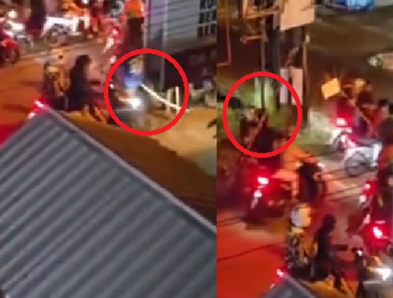 Bikin Was-was! Video Sekelompok Pemuda Bawa Sajam Terekam di Kota Jambi Dini Hari
